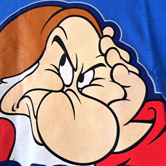 Royal Blue Disney Grumy Graphic t-shirt Mens Small - Picture 2 of 5